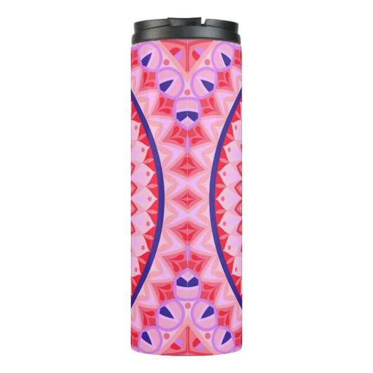 Roze Basis Mandala Thermosbeker (Achterkant)