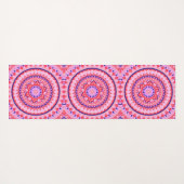 Roze Basis Mandala Yogamat (Achterkant (horizontaal))