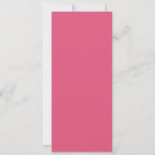 Roze Basketbal Ticket Verjaardagsfeestje Kaart (Achterkant)