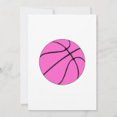 Roze Basketball Coach Best ooit Custom Phot Bedankkaart (Achterkant)