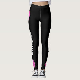 Roze Basketball Custom Team Name and Player Number Leggings