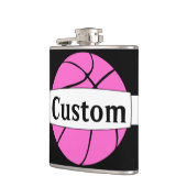 Roze Basketball Custom Team of Player Name Sports Heupfles (Links)