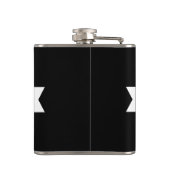 Roze Basketball Custom Team of Player Name Sports Heupfles (Achterkant)