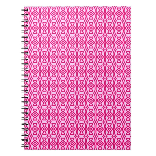Roze batik notitieboek (Voorkant)