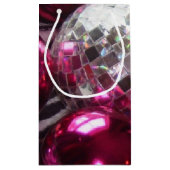 Roze Baubles cadeautas, klein Cadeauzakje (Achterkant)