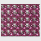 Roze Baubles inpakpapier (Vlak)