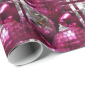 Roze Baubles inpakpapier (Rol Hoek)