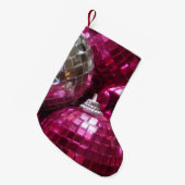 Roze Baubles Kleine Kerstsok (Voorkant (Hangend))