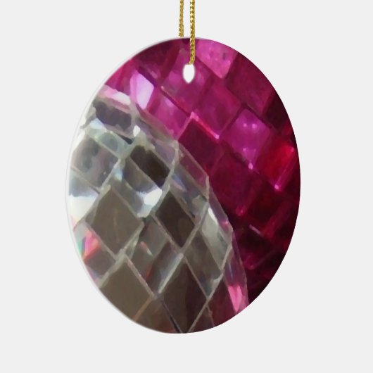 Roze Baubles ornament (Rechts)
