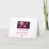 Roze Baubles 'Sason's Greetings'-kaart Feestdagen Kaart (Achterkant)