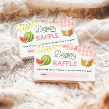 Roze BBQ Baby shower Luier Raffle