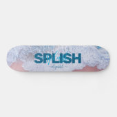 Roze Beach Bermuda Persoonlijk Skateboard (Horizontaal)