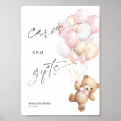 Roze Bealy wachten, Kaarten en Gifts Meisje Douche Poster (Voorkant)