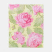 Roze Beauties Fleece Blanket (Voorkant)