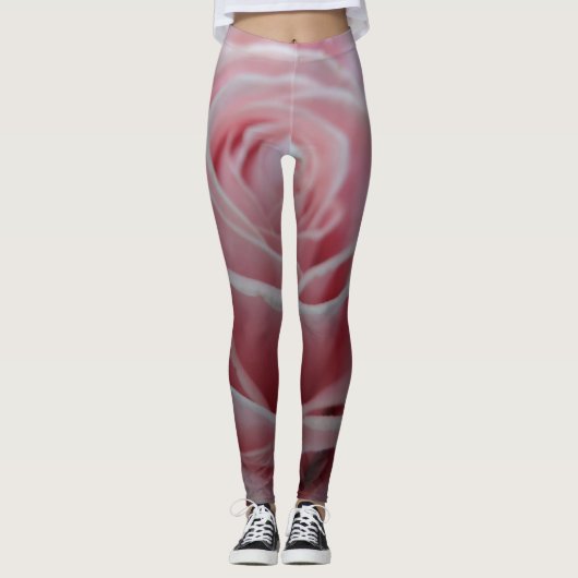 Roze beautje leggings (Voorkant)