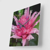 Roze Beauty Wandklok (Hoek)