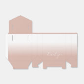 Roze bedankt voor je favoriete doos bedankdoosjes (Uitgevouwen)