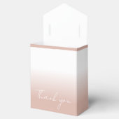 Roze bedankt voor je favoriete doos bedankdoosjes (Geopend)