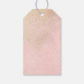 Roze bedoeld om honing bruiloft gunst dank u cadeaulabel (Achterkant)