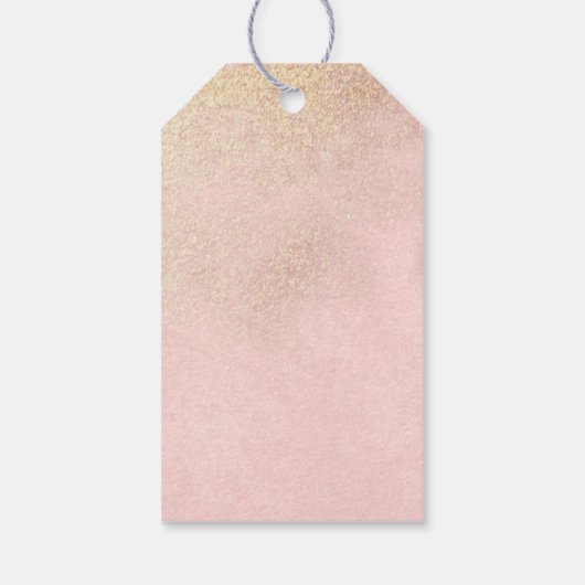 Roze bedoeld om honing bruiloft gunst dank u cadeaulabel (Achterkant)