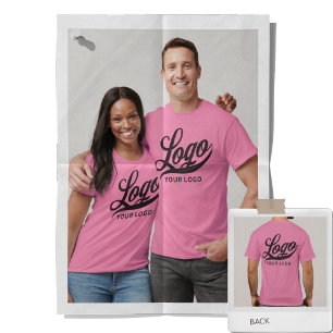 Roze bedrijf Logo Swag Business Brand Mannen Vrouw T-shirt
