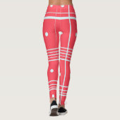 Roze bedrukte leggings (Achterkant)