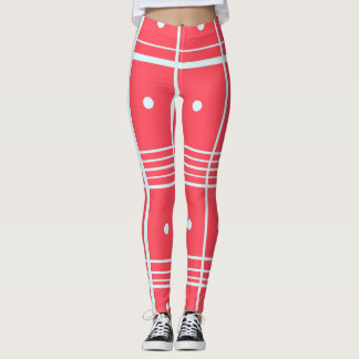 Roze bedrukte leggings