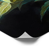 Roze Bee Balm Bloem Art Print Poster (Hoek)