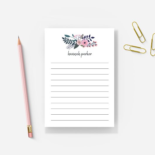 Roze beemvenster| Aangepaste finale Post-it® Notes