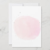 Roze Beer Barly Wait Baby shower Kaart (Achterkant)