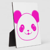 Roze Beer Kawaii Panda Fotoplaat (Zijkant)