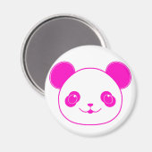 Roze Beer Kawaii Panda Magneet (Voorkant / Achterkant)