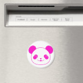Roze Beer Kawaii Panda Magneet (Insitu (Vaatwasser))