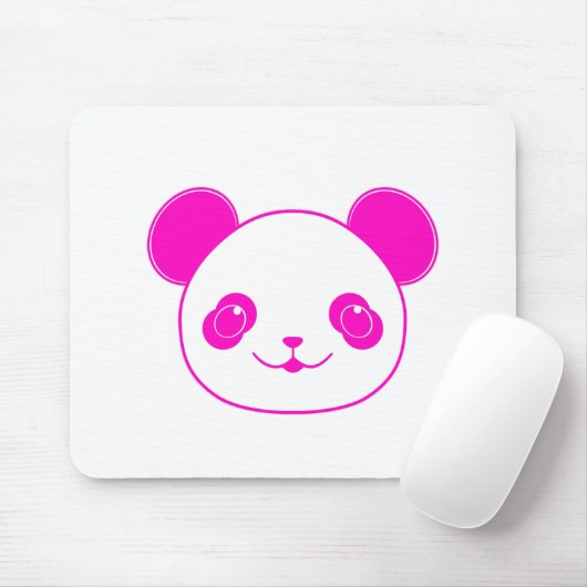 Roze Beer Kawaii Panda Muismat (Met muis)
