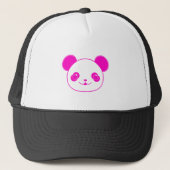 Roze Beer Kawaii Panda Trucker Pet (Voorkant)