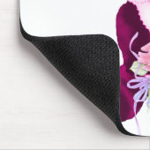 Roze Beer Ribbon Panda Muismat (Hoek)