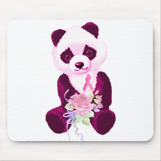 Roze Beer Ribbon Panda Muismat