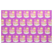 Roze Beer Stof (Fat Quarter)