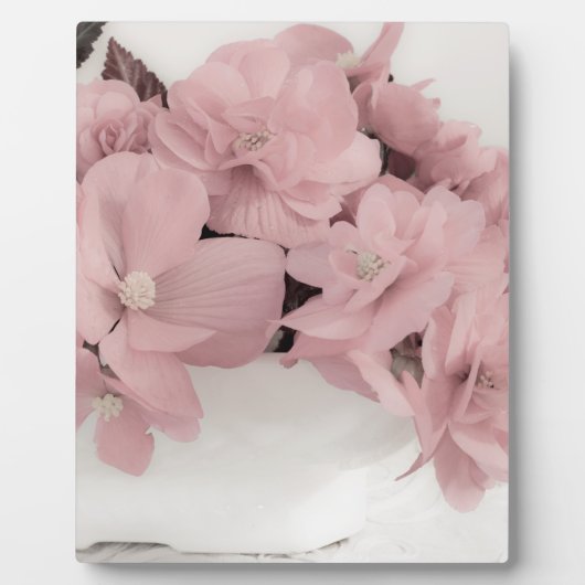 Roze Begonias Fotoplaat (Voorkant)