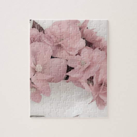 Roze Begonias Legpuzzel (Verticaal)
