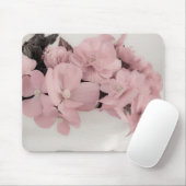 Roze Begonias Mousepad Muismat (Met muis)