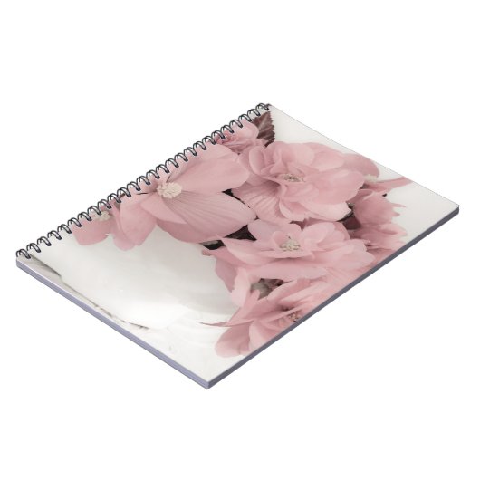 Roze Begonias Notitieboek (Linkerzijde)