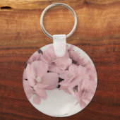 Roze Begonias Sleutelhanger (Voorkant)