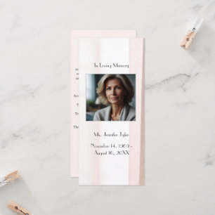 Roze begrafenis gedenkteken Bladwijzer Kaart