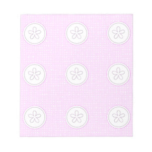 roze behang notitieblok