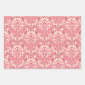 roze behangpapier inpakpapier vel (Voorkant)