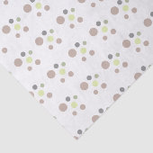 Roze beige bruin en limoengroen tissuepapier (Detail)