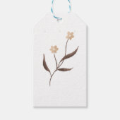 Roze Beige Esthetische Bedankt Tags Cadeaulabel (Voorkant)