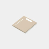 Roze beige to-do lijst post-it® notes (Schuin)