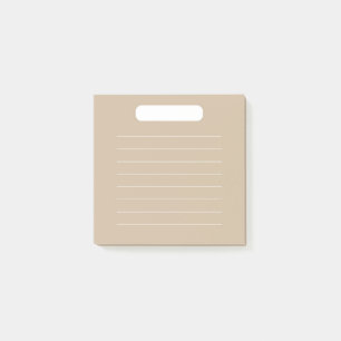 Roze beige to-do lijst post-it® notes